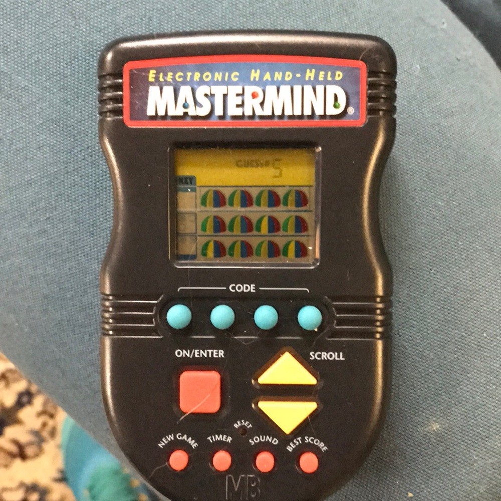 master-mind Hasbro video game vintage